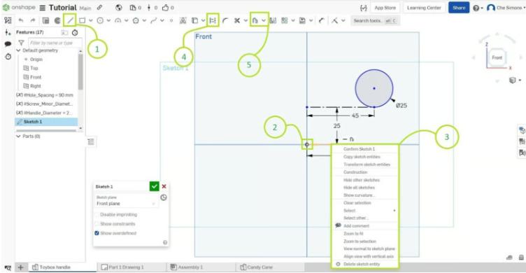 Công cụ Loft và chuyển tiếp bề mặt