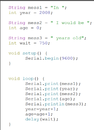 Serial Exercise Code